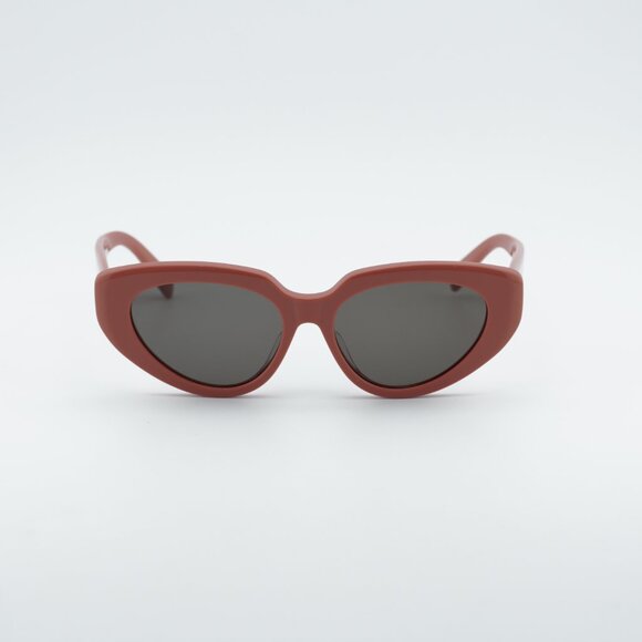 Celine CL40286F 72A Sunglasses Pink Cat Eye Frame, Smoke Lenses main image 4